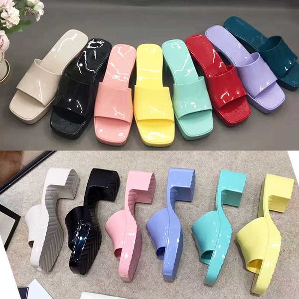 designer women slippers chunky rubber slippers jelly sandals high heels sandal summer thick bottom beach slides alphabet pink green candy co, Black
designer women slippers chunky rubber slippers jelly sandals high heels sandal summer thick bottom beach slides alphabet pink green candy co, Black