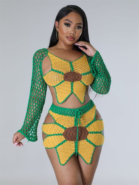 two piece dress jrry women knitted set v neck back strings skirt crochet pieces long sleeves crocheted beach cover up 230512, White
two piece dress jrry women knitted set v neck back strings skirt crochet pieces long sleeves crocheted beach cover up 230512, White