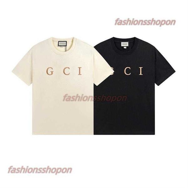 aa 2023 summer new mens t-shirt mens womens designer fashion brand embroidered letter crew neck short sleeve t-shirt couple fashion luxury t, White;black
aa 2023 summer new mens t-shirt mens womens designer fashion brand embroidered letter crew neck short sleeve t-shirt couple fashion luxury t, White;black