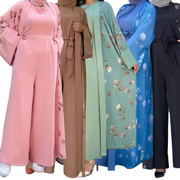 dress 2023 new middle east women clothes set fashion long sleeves cardigan jumpsuit with sash two pieces set muslim arabic outfits, White
dress 2023 new middle east women clothes set fashion long sleeves cardigan jumpsuit with sash two pieces set muslim arabic outfits, White