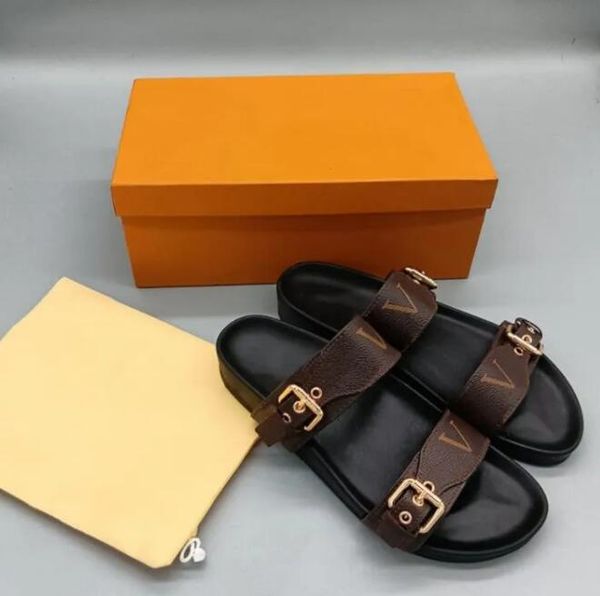 sandals women slides womens slipper waterfront brown flower leather sandal high heels flap 2 straps with adjusted gold buckles bom dia flat, Black
sandals women slides womens slipper waterfront brown flower leather sandal high heels flap 2 straps with adjusted gold buckles bom dia flat, Black