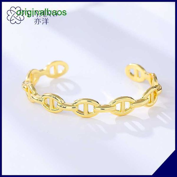 original hemrres designer bracelet yiyang jewelry japanese korean fashion novelty and creativity pig nose open bracelet female small fresh e, Black
original hemrres designer bracelet yiyang jewelry japanese korean fashion novelty and creativity pig nose open bracelet female small fresh e, Black