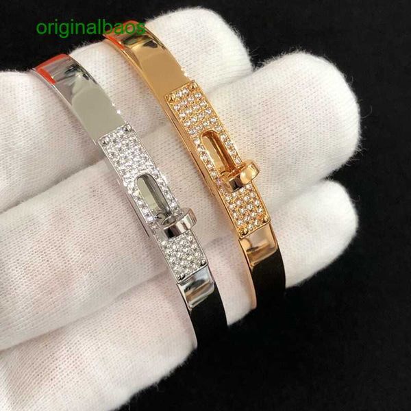 original hemrres designer bracelet seiko kelly pig nose half diamond for women 18k rose gold rotating buckle fashion light luxury exquisite, Black
original hemrres designer bracelet seiko kelly pig nose half diamond for women 18k rose gold rotating buckle fashion light luxury exquisite, Black