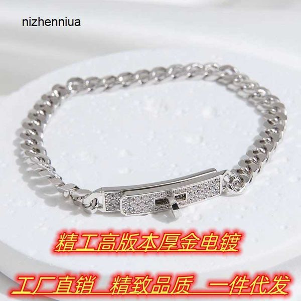 hermm classic bracelets seiko high edition s925 sterling silver h pig nose inlaid diamond cuban chain bracelet unisex, Black
hermm classic bracelets seiko high edition s925 sterling silver h pig nose inlaid diamond cuban chain bracelet unisex, Black