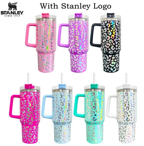 with stanley logo leopard coffee mug cup with lid and straw outdoor camping cup shinny leopard 40oz stainless steel mugs
with stanley logo leopard coffee mug cup with lid and straw outdoor camping cup shinny leopard 40oz stainless steel mugs