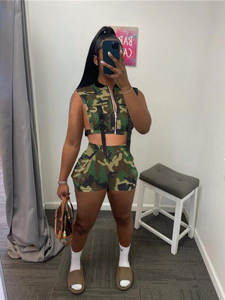 dress hirigin camouflage print sleeveless vest crop + shorts skinny club party two piece set summer casual women tracksuit, White
dress hirigin camouflage print sleeveless vest crop + shorts skinny club party two piece set summer casual women tracksuit, White