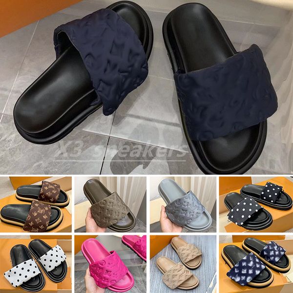 2023 fashion designers pool pillow mules women sandals sunset flat comfort mules padded front strap slippers soft fashionable easy to wear s
2023 fashion designers pool pillow mules women sandals sunset flat comfort mules padded front strap slippers soft fashionable easy to wear s