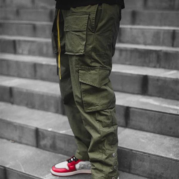 men's pants men casual pants multi pockets cargo trousers men baggy fashion streetwear clothing for men y2k pants men button 230512, Black
men's pants men casual pants multi pockets cargo trousers men baggy fashion streetwear clothing for men y2k pants men button 230512, Black