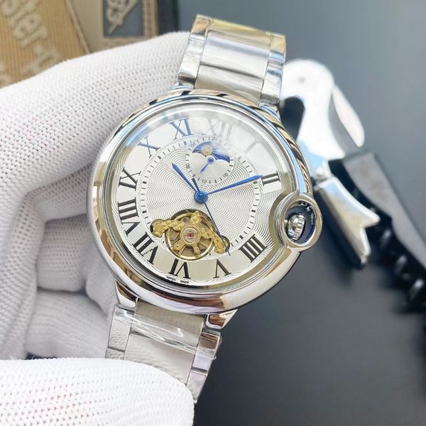 classic men's mechanical watch with large flywheel design, produced by large manufacturers, exquisite craftsmanship and accurate timing, Slivery;golden
classic men's mechanical watch with large flywheel design, produced by large manufacturers, exquisite craftsmanship and accurate timing, Slivery;golden