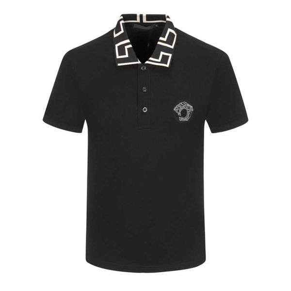 new men's tee cotton designer crease resistant breathable t-shirt lapel commercial fashion casual print high-end polo short sleeve m-3x, White;black
new men's tee cotton designer crease resistant breathable t-shirt lapel commercial fashion casual print high-end polo short sleeve m-3x, White;black