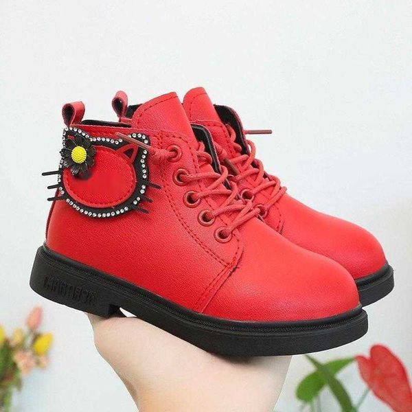 kids boots red lace up fashion leather boot cute cat for little girls low heeled baby casual shoes 2023, Black;grey
kids boots red lace up fashion leather boot cute cat for little girls low heeled baby casual shoes 2023, Black;grey