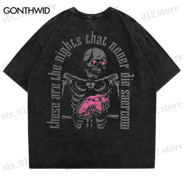 men's t-shirts men vintage tshirt streetwear y2k hip hop skull skeleton letter print punk gothic washed shirts harajuku loose short sle, White;black
men's t-shirts men vintage tshirt streetwear y2k hip hop skull skeleton letter print punk gothic washed shirts harajuku loose short sle, White;black