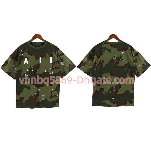 2023 spring and summer new men's t-shirt camouflage crewneck short sleeve men's and women's loose tide brand hand-painted hip, Blue
2023 spring and summer new men's t-shirt camouflage crewneck short sleeve men's and women's loose tide brand hand-painted hip, Blue