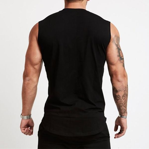men' gym workout sleeveless shirt clothing fitness mens sportwear vests muscle men tank 230512 running athletic, White;black
men' gym workout sleeveless shirt clothing fitness mens sportwear vests muscle men tank 230512 running athletic, White;black