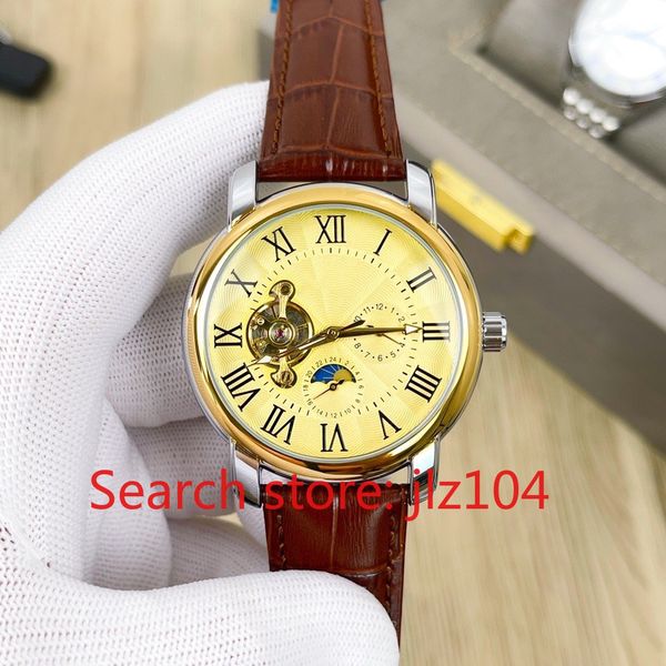 lls men's mechanical watch, automatic mechanical movement, size: surface diameter 42mm, sapphire mirror, tourbillon watch,hh
lls men's mechanical watch, automatic mechanical movement, size: surface diameter 42mm, sapphire mirror, tourbillon watch,hh