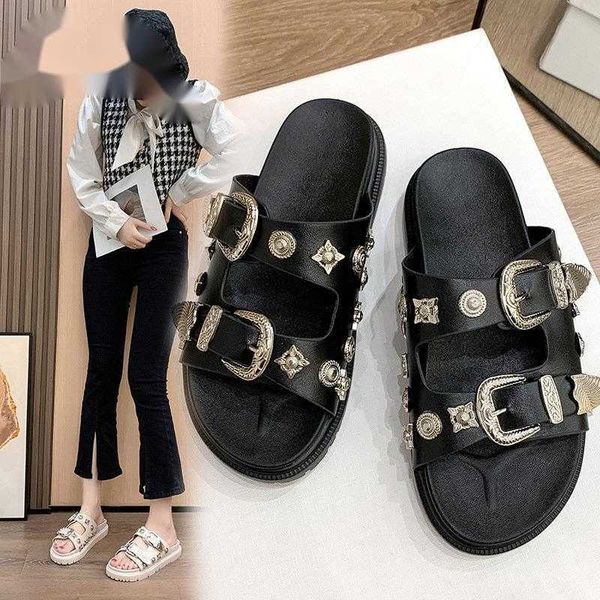 slippers fashion versatile women 2023 summer new sweet cool metal willow nail flat women's outdoor indoor single shoes 230511, Black
slippers fashion versatile women 2023 summer new sweet cool metal willow nail flat women's outdoor indoor single shoes 230511, Black