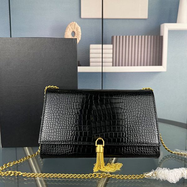 crocodile embossed tassel bag chain crossbody bags messenger handbag genuien leather shoulder handbags flap wallet cluch handbags
crocodile embossed tassel bag chain crossbody bags messenger handbag genuien leather shoulder handbags flap wallet cluch handbags