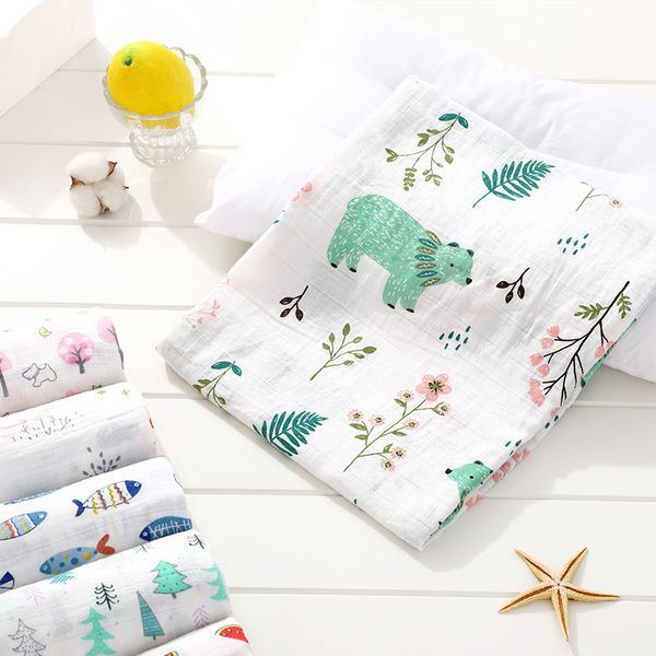 blankets swaddling 110120 cm soft muslin 100% cotton cute cartoon born bath gauze infant wrap sleepsack stroller cover 230512
blankets swaddling 110120 cm soft muslin 100% cotton cute cartoon born bath gauze infant wrap sleepsack stroller cover 230512