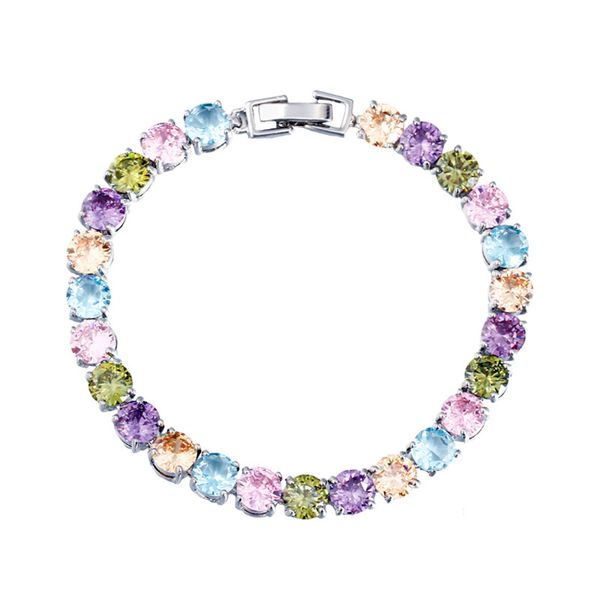 fashion gold plated hand chain female new designer link zircon inset colorful gemstone engagement wedding jewelry wholesale plated, Black
fashion gold plated hand chain female new designer link zircon inset colorful gemstone engagement wedding jewelry wholesale plated, Black