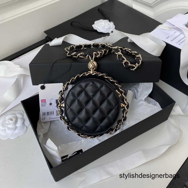 luxury channel lambskin mini round bag vintage real leather bag 7a premium camera classic handbag designer women's men's purse fam
luxury channel lambskin mini round bag vintage real leather bag 7a premium camera classic handbag designer women's men's purse fam