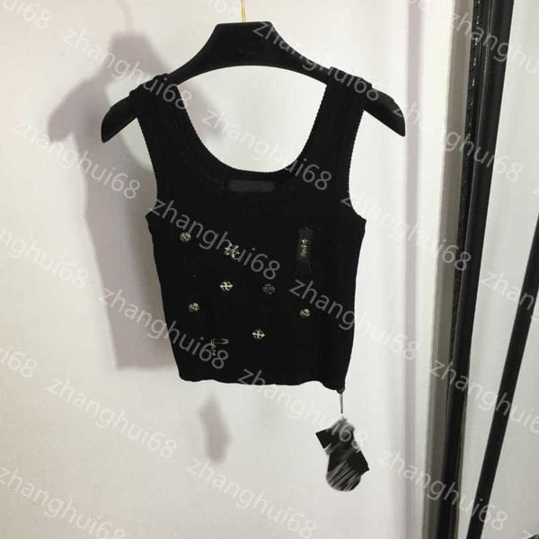 23ss tank vests womens tanks camis womens designer clothing vest pieced leather cross hardware decoration slim knit suspender vest womens cl, White
23ss tank vests womens tanks camis womens designer clothing vest pieced leather cross hardware decoration slim knit suspender vest womens cl, White