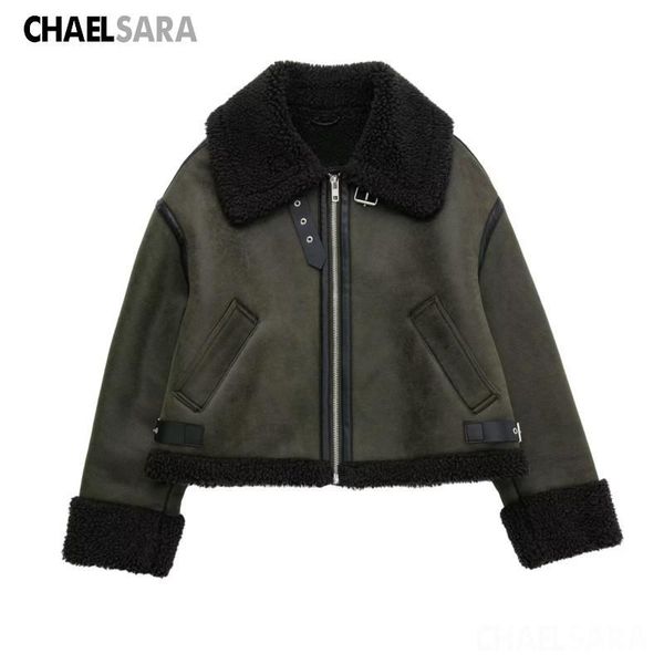fur 2022 winter women fashion vintage faux fur leather jackets coats female loose stitching warm outwear, Black
fur 2022 winter women fashion vintage faux fur leather jackets coats female loose stitching warm outwear, Black
