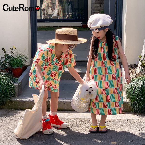 family matching outfits summer boy clothes set girl dress korean style contrast stripe shorts sleeveless skirt family matching outfits sibli, Blue
family matching outfits summer boy clothes set girl dress korean style contrast stripe shorts sleeveless skirt family matching outfits sibli, Blue