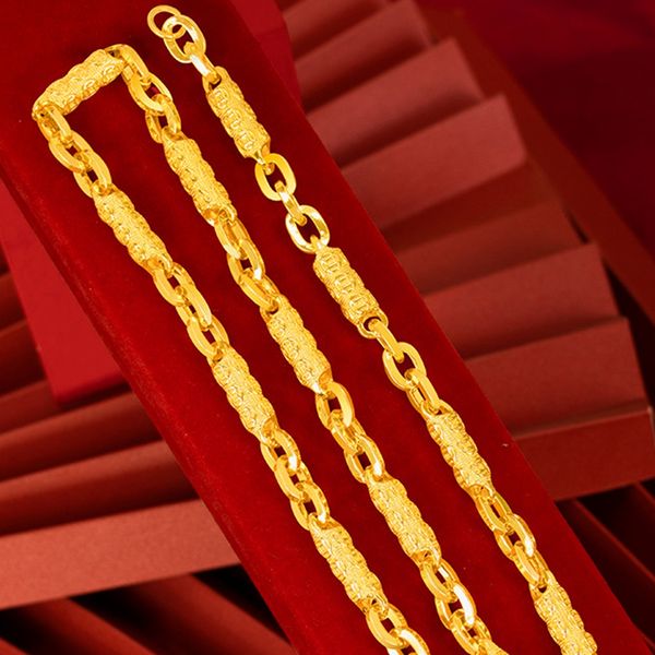 hip hop men necklace solid 18k yellow gold filled fashion men's choker clavicle jewelry gift 60cm inches, Silver
hip hop men necklace solid 18k yellow gold filled fashion men's choker clavicle jewelry gift 60cm inches, Silver