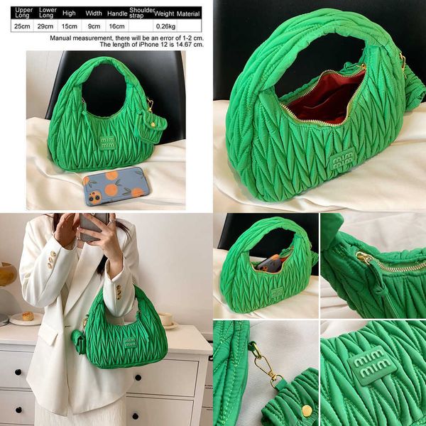 nxy fashion woman's satchel bag pleated designer women bags trend embroidered thread crescent for luxury handbags 230424
nxy fashion woman's satchel bag pleated designer women bags trend embroidered thread crescent for luxury handbags 230424