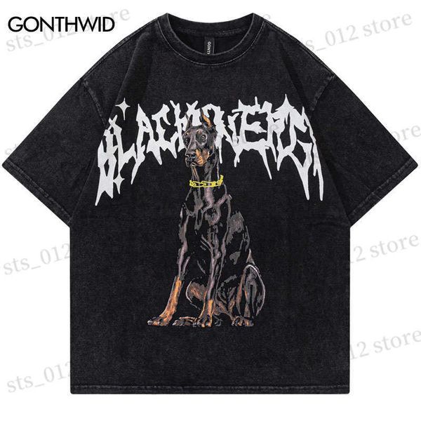 men's t-shirts vintage punk t shirts streetwear hip hop doberman dog animal graphic print gothic washed tshirt harajuku fashion casual, White;black
men's t-shirts vintage punk t shirts streetwear hip hop doberman dog animal graphic print gothic washed tshirt harajuku fashion casual, White;black