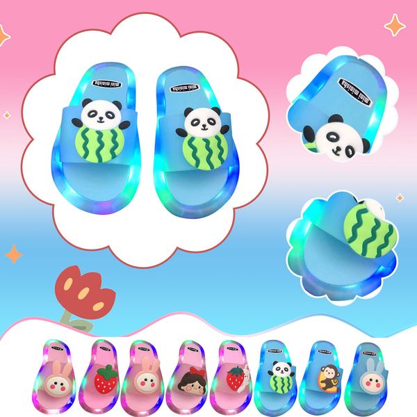 slipper slippers kids children' luminous summer sandals slippers for girl boy lighting animal smile face soft bottom cartoon flip flop, Black;grey
slipper slippers kids children' luminous summer sandals slippers for girl boy lighting animal smile face soft bottom cartoon flip flop, Black;grey