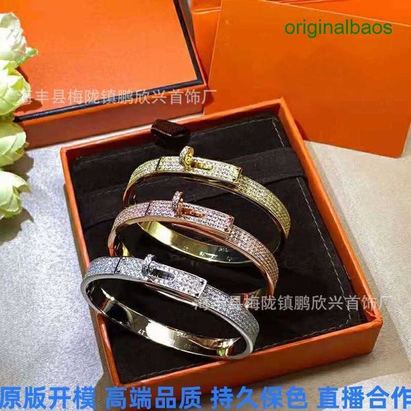 original hemrres designer bracelet high version h letter kelly half diamond plated 18k rose gold pig nose temperament couple bracelet gd2g, Golden;silver
original hemrres designer bracelet high version h letter kelly half diamond plated 18k rose gold pig nose temperament couple bracelet gd2g, Golden;silver