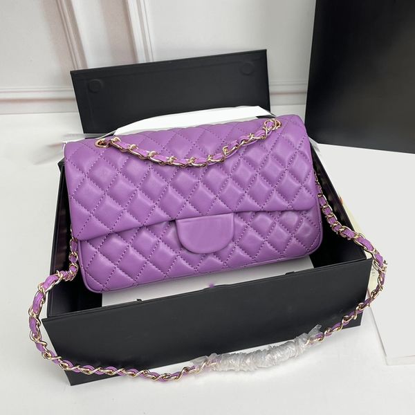 womens purple lambskin cf quilted bags gold/silver metal hardware matelasse cahin crossbody shoulder handbags classic doule flap diamond lat
womens purple lambskin cf quilted bags gold/silver metal hardware matelasse cahin crossbody shoulder handbags classic doule flap diamond lat