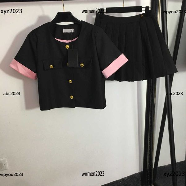 designer womens clothes two piece dress academic style set size s-l short sleeved suit jacket and pleated skirt new arrival may08, White
designer womens clothes two piece dress academic style set size s-l short sleeved suit jacket and pleated skirt new arrival may08, White