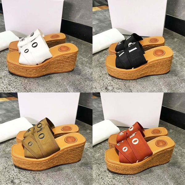 luxury slippers designer platform slide women wedge pattern embroidery letters beach casual slides flip flops ladies platform thick bottom, Black
luxury slippers designer platform slide women wedge pattern embroidery letters beach casual slides flip flops ladies platform thick bottom, Black