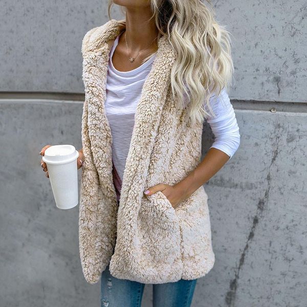 vests women's hooded plush sleeveless vest autumn winter women waistcoat thermal warm fleece vests ladies sleeveless jacket waistcoat, Black;white
vests women's hooded plush sleeveless vest autumn winter women waistcoat thermal warm fleece vests ladies sleeveless jacket waistcoat, Black;white