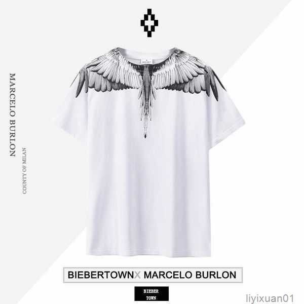 2023 designer marcelos burlons pink purple winged short sleeve men's and women's street t-shirts summer fashion ins 1 lyp7, White;black
2023 designer marcelos burlons pink purple winged short sleeve men's and women's street t-shirts summer fashion ins 1 lyp7, White;black