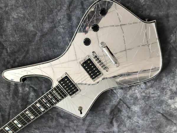 factory customization 6 string white electric guitar, good quality broken mirror
factory customization 6 string white electric guitar, good quality broken mirror
