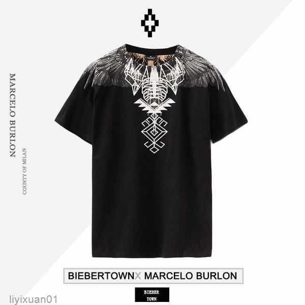 designer marcelos burlons trendy winged ethnic totem short sleeve men's t-shirt women's ins 1 bkot, White;black
designer marcelos burlons trendy winged ethnic totem short sleeve men's t-shirt women's ins 1 bkot, White;black