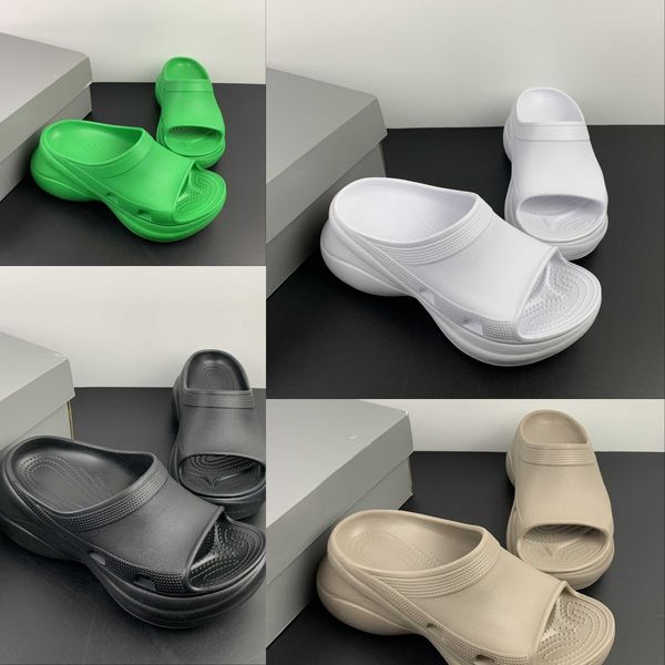 sandal rubber waterproof designer summer slide croc pool slide sandals pool mold footwear men womens platform mold slipper sneakers flat bea, Black
sandal rubber waterproof designer summer slide croc pool slide sandals pool mold footwear men womens platform mold slipper sneakers flat bea, Black