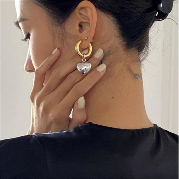 european and american love earrings for women summer lava retro gold inflatable stereoscopic mirror surface exaggerated earrings ae754, Golden
european and american love earrings for women summer lava retro gold inflatable stereoscopic mirror surface exaggerated earrings ae754, Golden