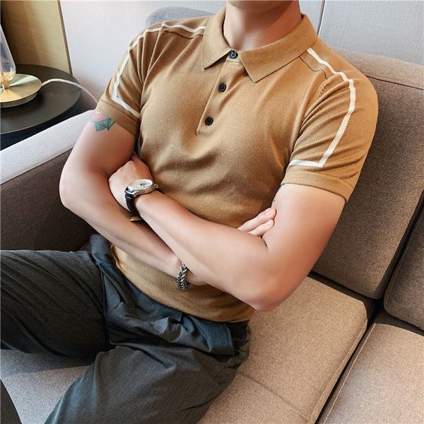 men's polos summer men knitting polo shirts/male slim fit casual ice silk fashion polo shirts/man tees plus size s-4xl 230512, White;black
men's polos summer men knitting polo shirts/male slim fit casual ice silk fashion polo shirts/man tees plus size s-4xl 230512, White;black