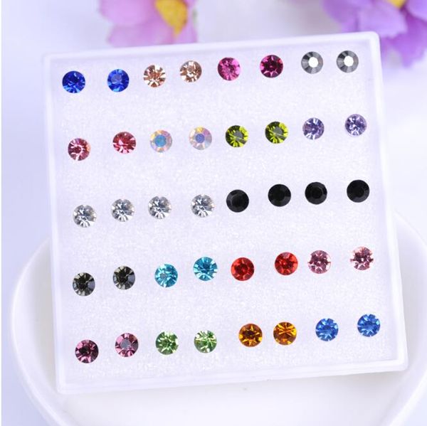 18 colors high imitation diamond earrings inlaid diamond super shiny red stud non fading resin material for allergy prevention personality e, Golden;silver
18 colors high imitation diamond earrings inlaid diamond super shiny red stud non fading resin material for allergy prevention personality e, Golden;silver