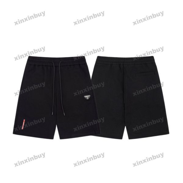 xinxinbuy men women designer shorts pant metal triangle label red cotton spring summer black blue grey xs-2xl
xinxinbuy men women designer shorts pant metal triangle label red cotton spring summer black blue grey xs-2xl