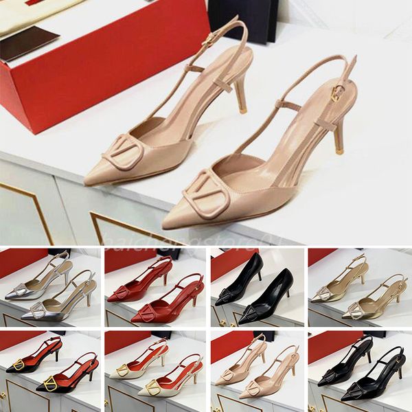 brand sandals for women high heels casual shoes summer classics metal v-buckle thin heel 6cm 8cm 10cm genuine leather shallow women's w, Black
brand sandals for women high heels casual shoes summer classics metal v-buckle thin heel 6cm 8cm 10cm genuine leather shallow women's w, Black