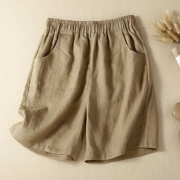 cotton and linen shorts for middle-aged mothers summer clothing for thin linen pants for women casual large size new, Black
cotton and linen shorts for middle-aged mothers summer clothing for thin linen pants for women casual large size new, Black