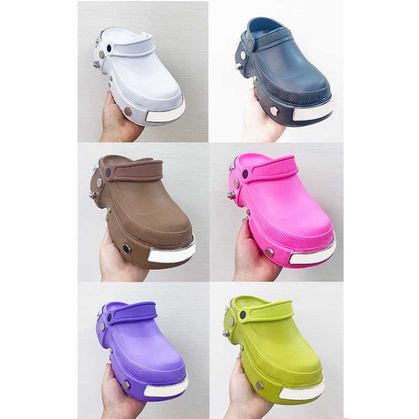 hardcroc sandal designer women platform sandals beach casual sports sandals rubber rivets slides waterproof black slippers mens shoes big si
hardcroc sandal designer women platform sandals beach casual sports sandals rubber rivets slides waterproof black slippers mens shoes big si