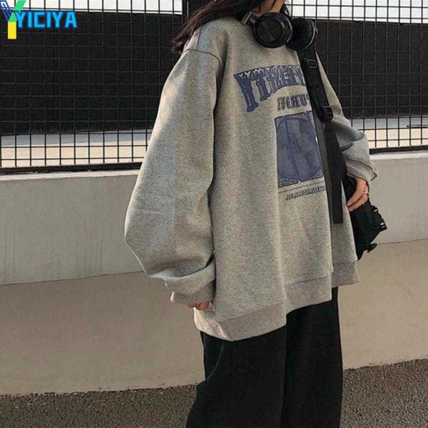 yiciya 2023 spring autumn oneck pullover women korean loose clothes oversized sweatshirt vintage oversized harajuku korean hoodie, Black
yiciya 2023 spring autumn oneck pullover women korean loose clothes oversized sweatshirt vintage oversized harajuku korean hoodie, Black