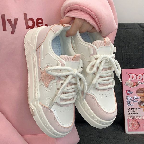 dress shoes shanpa mori star platform sneakers for women winter style all-match womens trendy school thick sole white shoes 230512, Black
dress shoes shanpa mori star platform sneakers for women winter style all-match womens trendy school thick sole white shoes 230512, Black