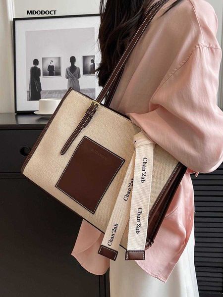large capacity canvas summer casual tote bags luxury designer for women shoulder 2023 new work shopping handbags 230512
large capacity canvas summer casual tote bags luxury designer for women shoulder 2023 new work shopping handbags 230512